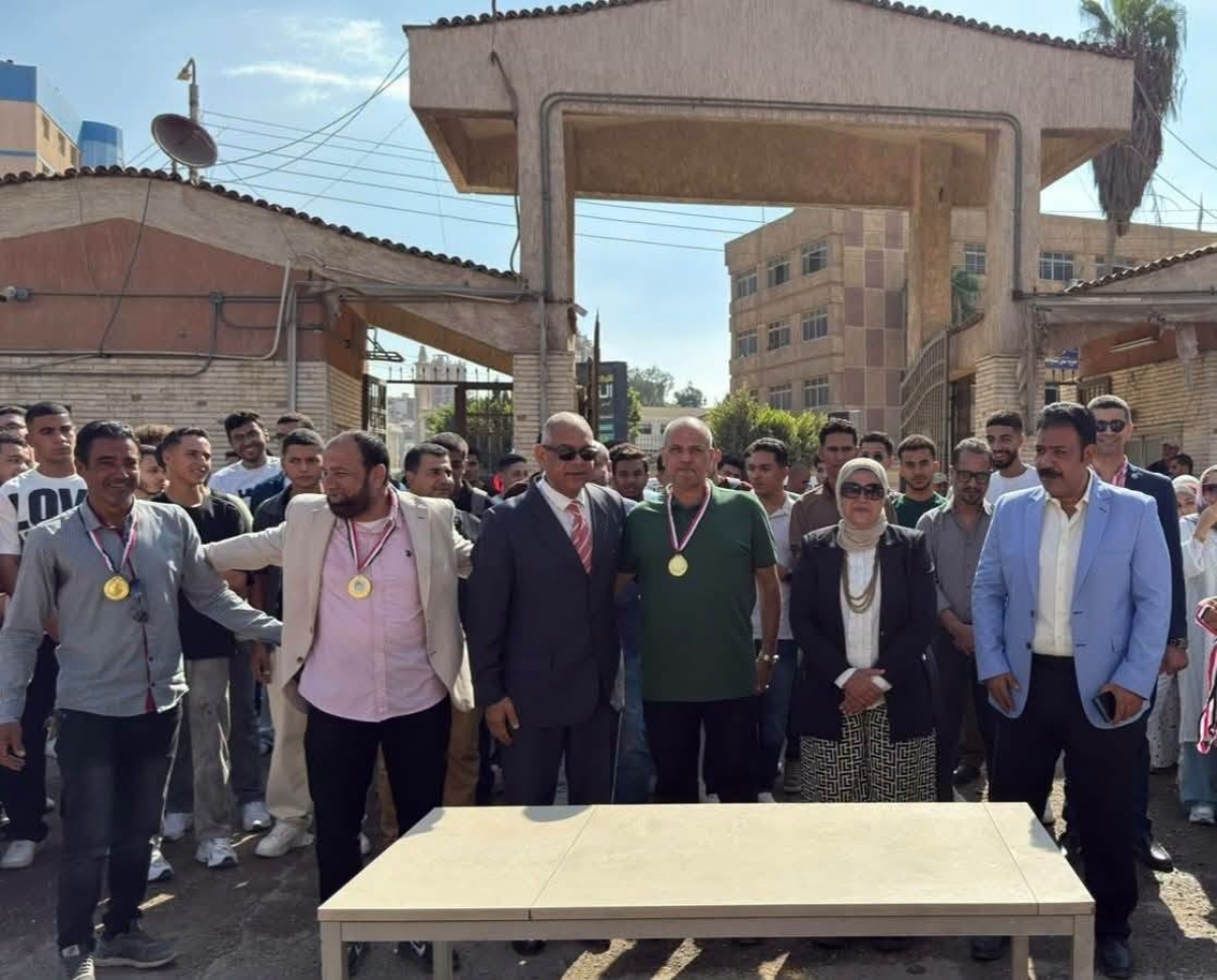 تحية العلم والسلام الوطني بكلية الهندسة ببنها – جامعة بنها