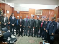زيارة رسمية للدكتور سمير حماد نائب المحافظ لهندسة بنها